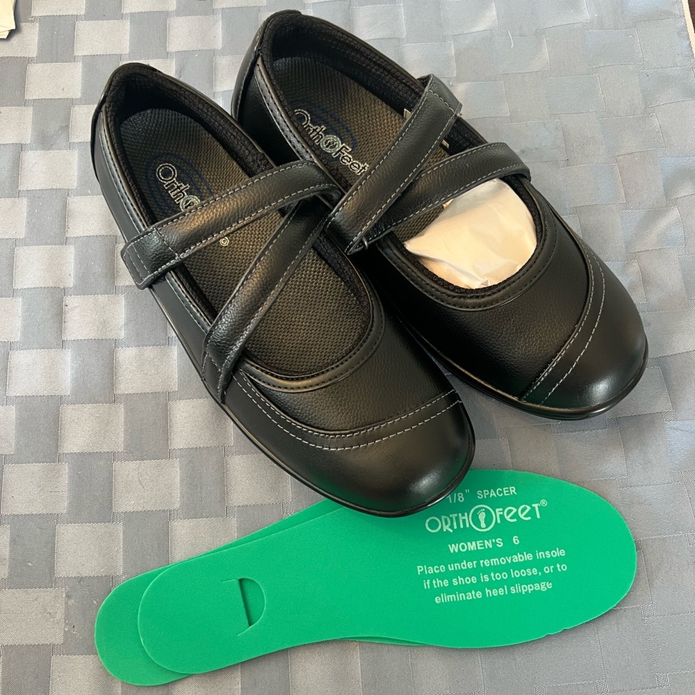 Black Orthopedic Shoes